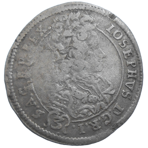 Jozef I. 3 grajciar 1710 CH PW