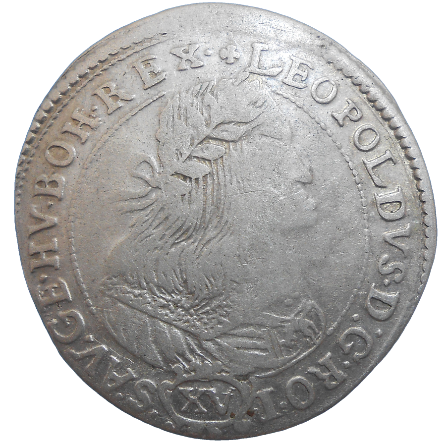 Leopold I. XV grajciar 1661 KB Leopold I. XV grajciar 1661 KB