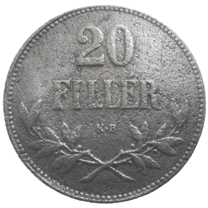 Karol I. 20 Fillér 1916 KB