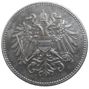 Karol I. 20 Heller 1917 bz
