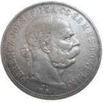 František Jozef I. 5 Koruna 1900 KB