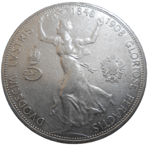 František Jozef I. 5 Koruna 1908 Jubilejná