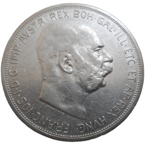 František Jozef I. 5 Koruna 1909 bz