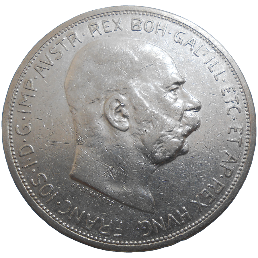 František Jozef I. 5 Koruna 1909 bz František Jozef I. 5 Koruna 1909 bz