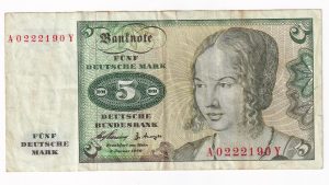 Nemecko 5 Mark 1960