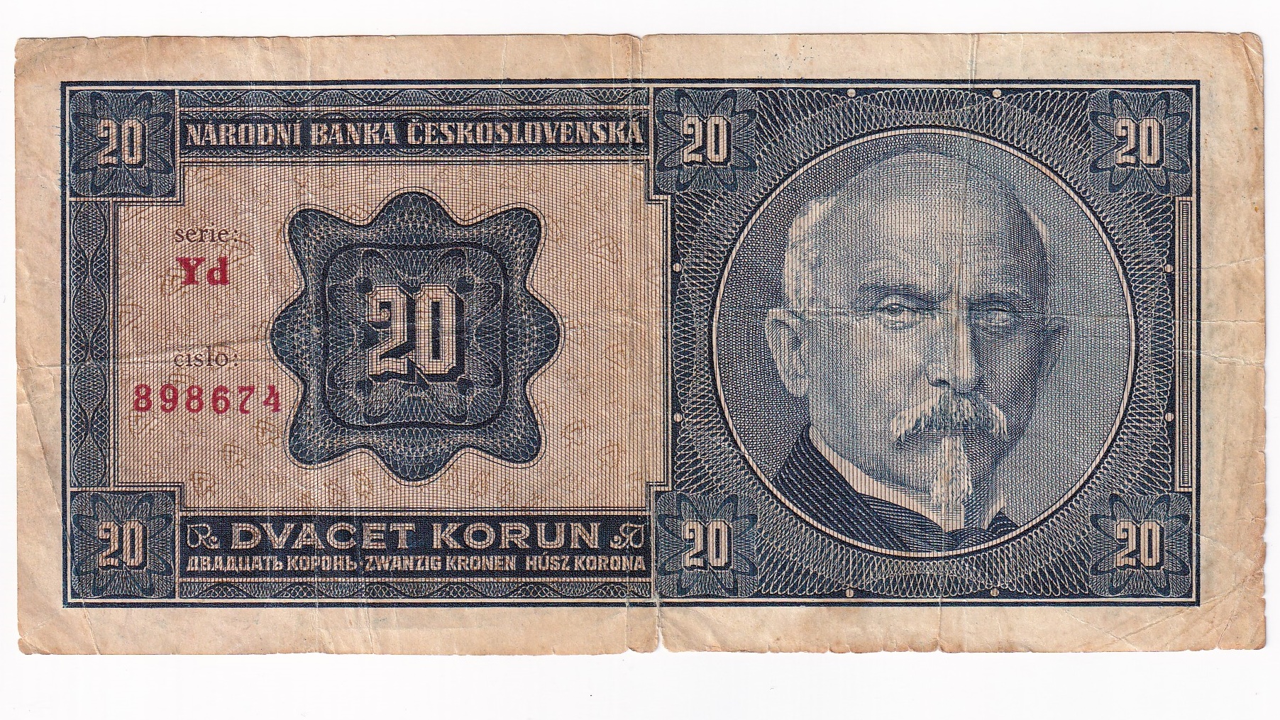 20 Korún 1926 Yd 20 Korún 1926 Yd