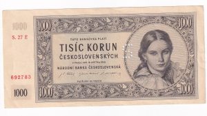 1000 Korún 1945 27E