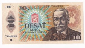 10 Korún 1986 J08