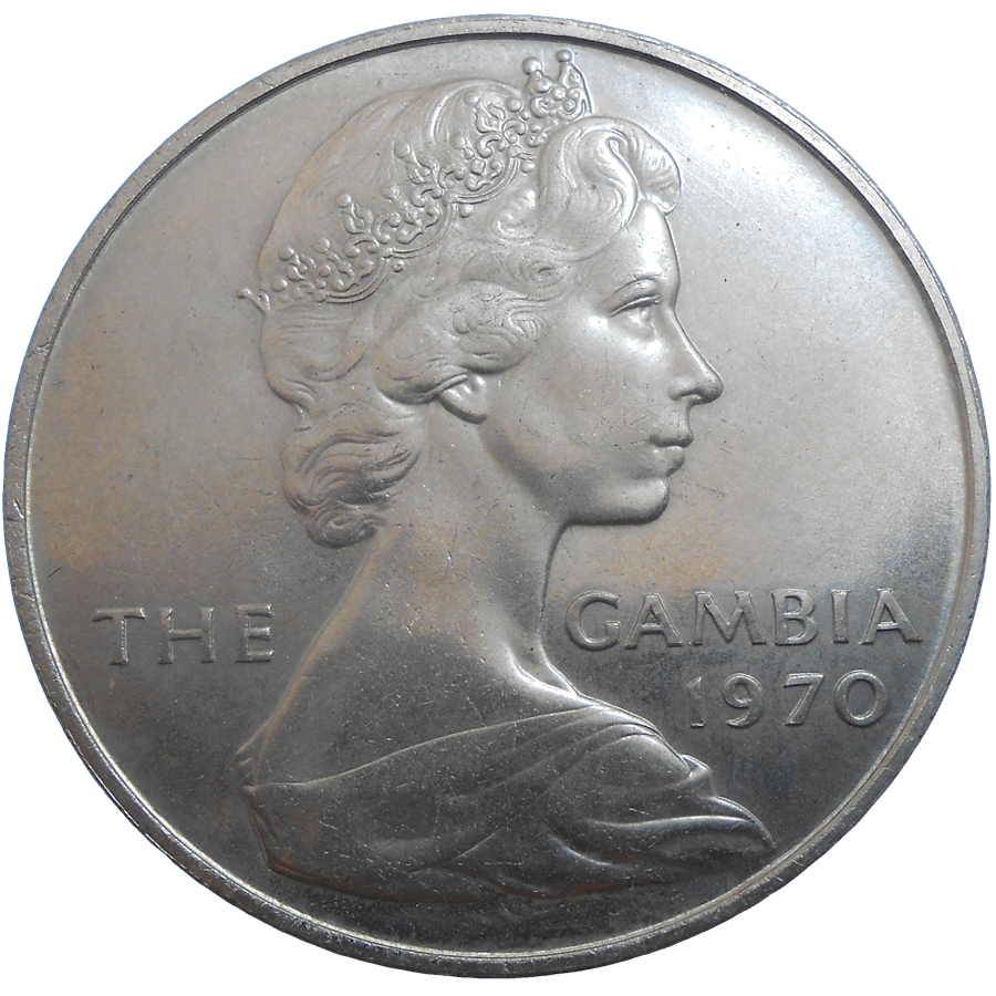 Gambia 8 Shillings 1970 Gambia 8 Shillings 1970