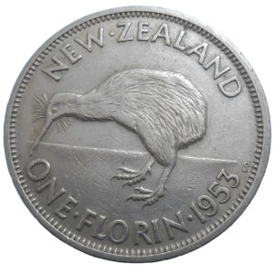 Nový Zéland 1 Florin 1953
