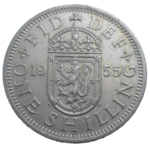 Veľká Británia 1 Shilling 1955