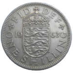 Veľká Británia 1 Shilling 1963