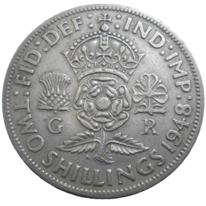 Veľká Británia 2 Shillings 1948