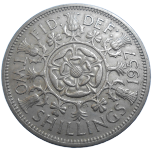 Veľká Británia 2 Shillings 1957
