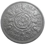 Veľká Británia 2 Shillings 1965