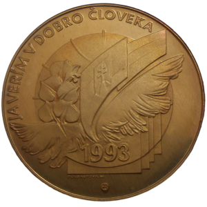Bronzová medaila Alexander Dubček 1993