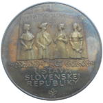 Strieborná medaila Ústava SR 1992