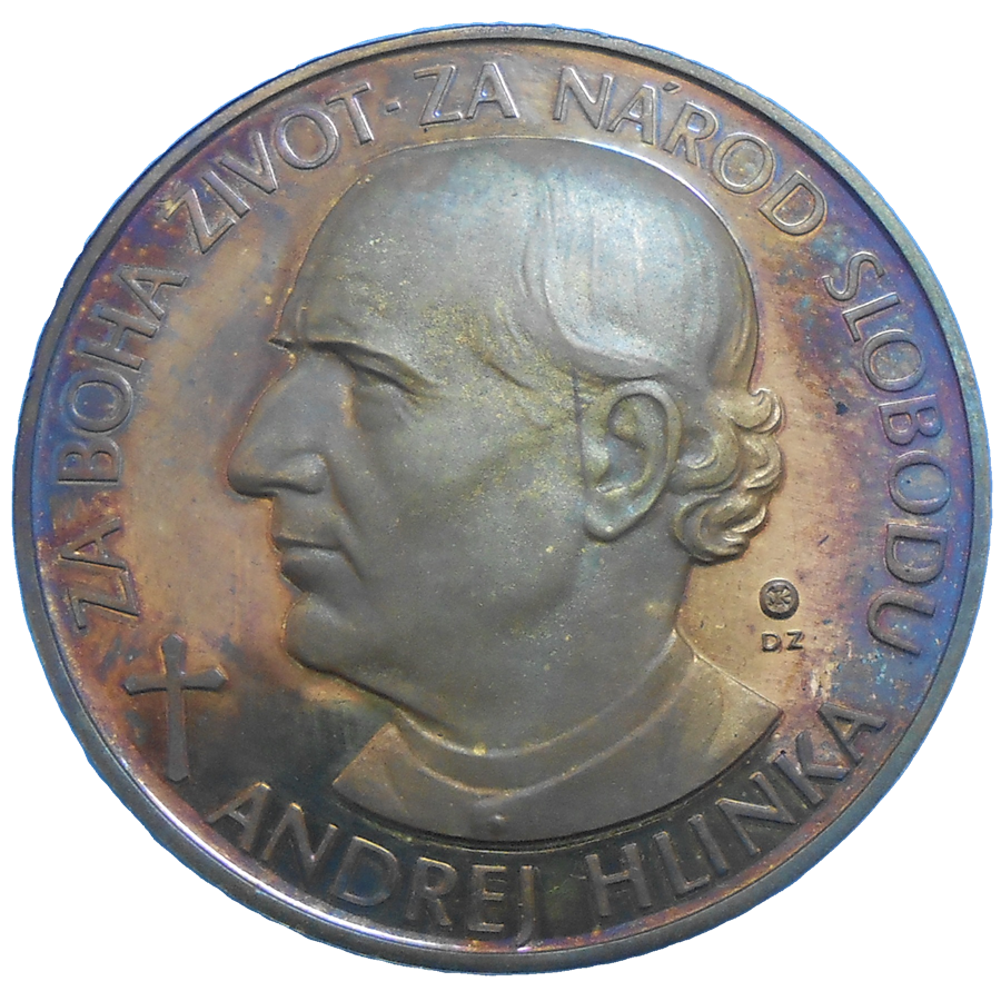Strieborná medaila Andrej Hlinka Strieborná medaila Andrej Hlinka