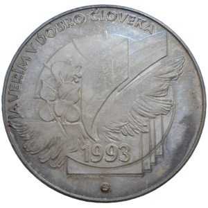 Strieborná medaila Alexander Dubček 1993