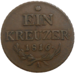František II. 1 grajciar 1816 A