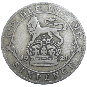 Veľká Británia 6 Pence 1921