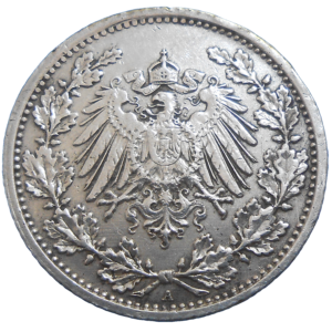 Nemecko 1/2 Mark 1917 A