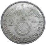 Nemecko 2 Mark 1938 G