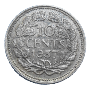 Holandsko 10 Cents 1937