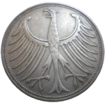 Nemecko 5 Mark 1951 D