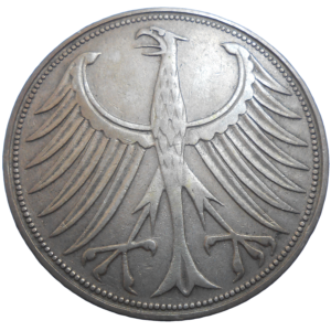 Nemecko 5 Mark 1951 D