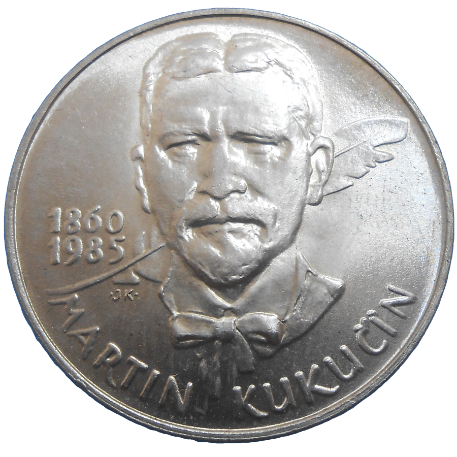 100 Kčs 1985 Martin Kukučín 100 Kčs 1985 Martin Kukučín