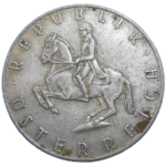 Rakúsko 5 Schilling 1961