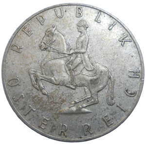 Rakúsko 5 Schilling 1962