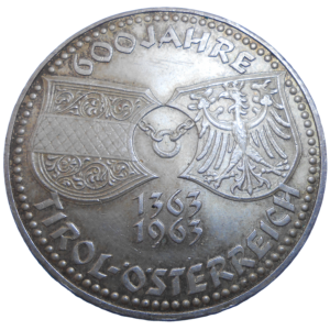 Rakúsko 50 Schilling 1963