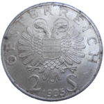 Rakúsko 2 Schilling 1935
