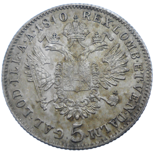 Ferdinand V. 5 grajciar 1840 C