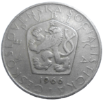 5 Koruna 1966