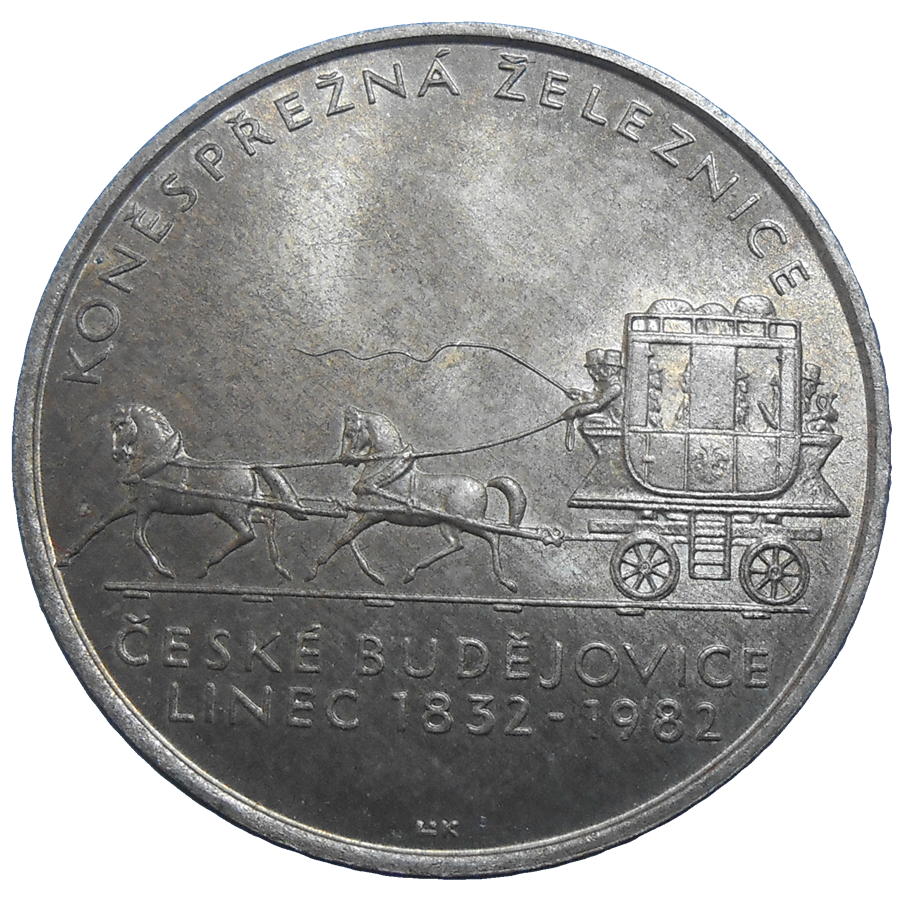 100 KČS 1982 Konská železnica 100 KČS 1982 Konská železnica