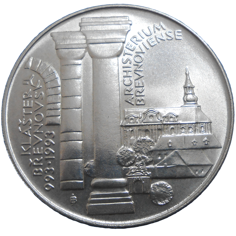 100 KČS 1993 Břevnovský Kláštor 100 KČS 1993 Břevnovský Kláštor