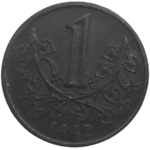 1 Koruna 1942