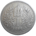 František Jozef I. 1 koruna 1894 bz