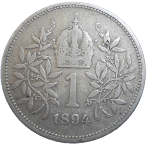 František Jozef I. 1 koruna 1894 bz