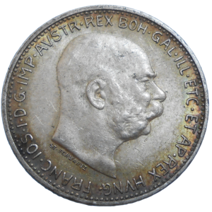 František Jozef I. 1 koruna 1912 bz