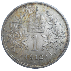 František Jozef I. 1 koruna 1912 bz