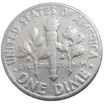 USA One Dime 1956