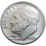 USA One Dime 1958