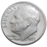 USA One Dime 1957