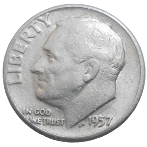 USA One Dime 1957