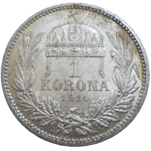 František Jozef I. 1 koruna 1915 KB