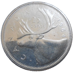 Kanada 25 Cents 1964